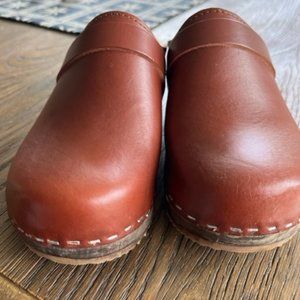 Sandgrens Tokyo Clogs Cognac 7 37